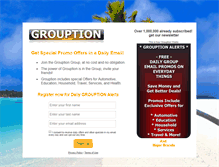 Tablet Screenshot of grouption.com